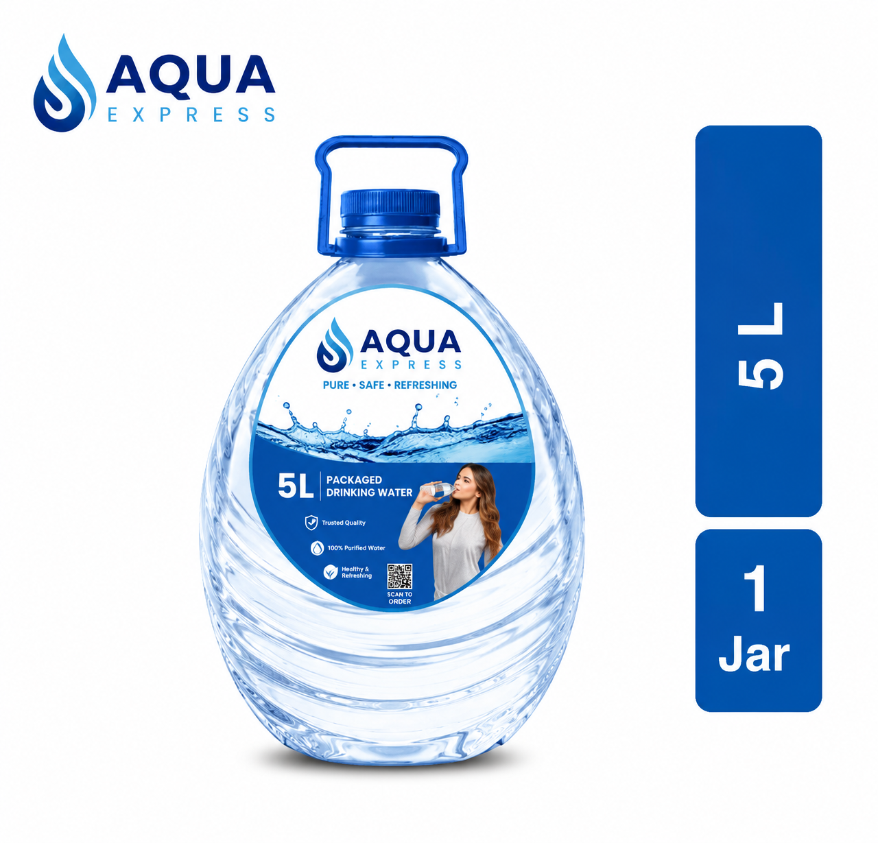 Aquaexpress 5 L Packaged Drinking Water